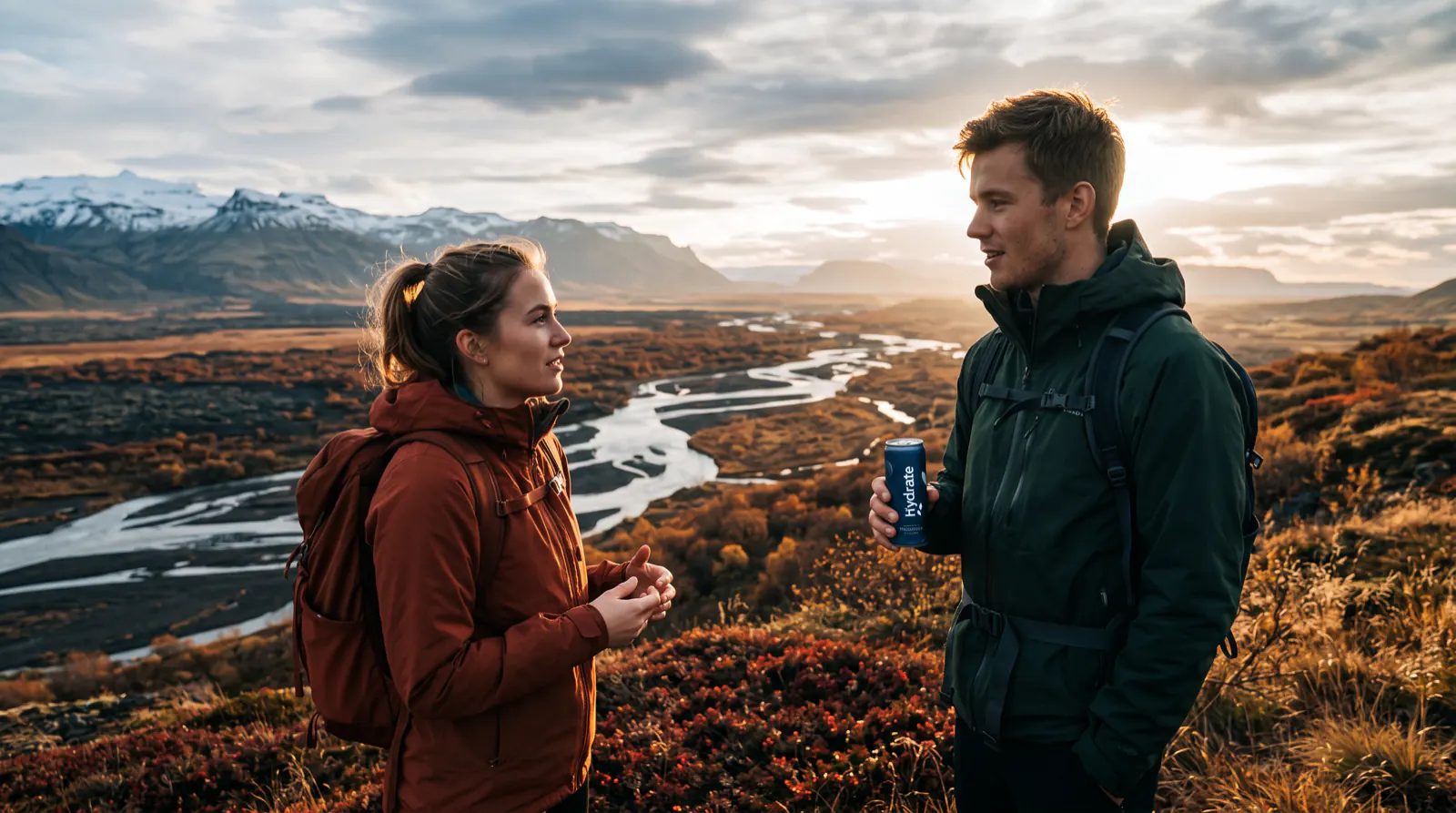 Haustganga á íslensku hálendi með Hydrate